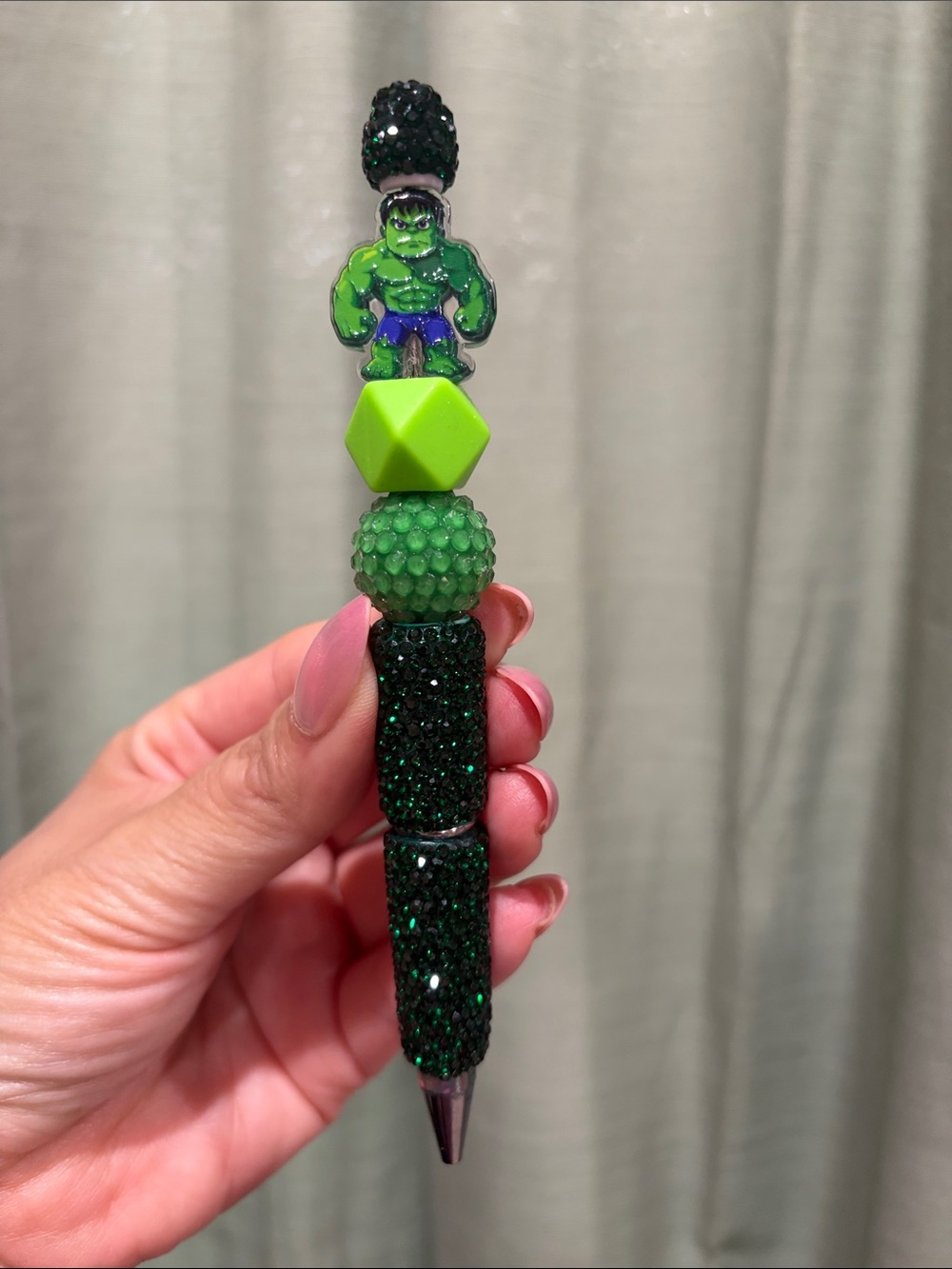 Green Hulk Bead Pen